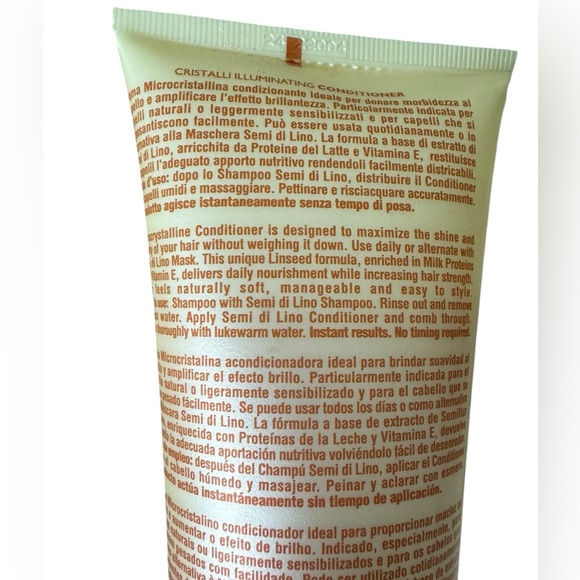 ALFAPARF MILANO SEMI DI LINO LEAVE-IN CONDITIONER FOR DRY HAIR. NEW. - Picture 3 of 4